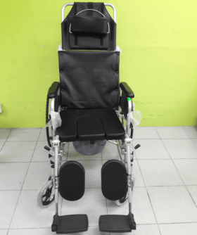 Lightweight Reclining Commode Wheelchair Chair (DAF) R654LG