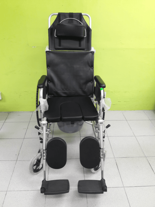 Lightweight Reclining Commode Wheelchair Chair (DAF) R654LG