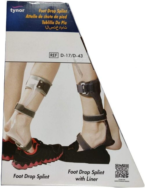 TYNOR Foot Drop Splint  Right & Left s,m,l,xl
