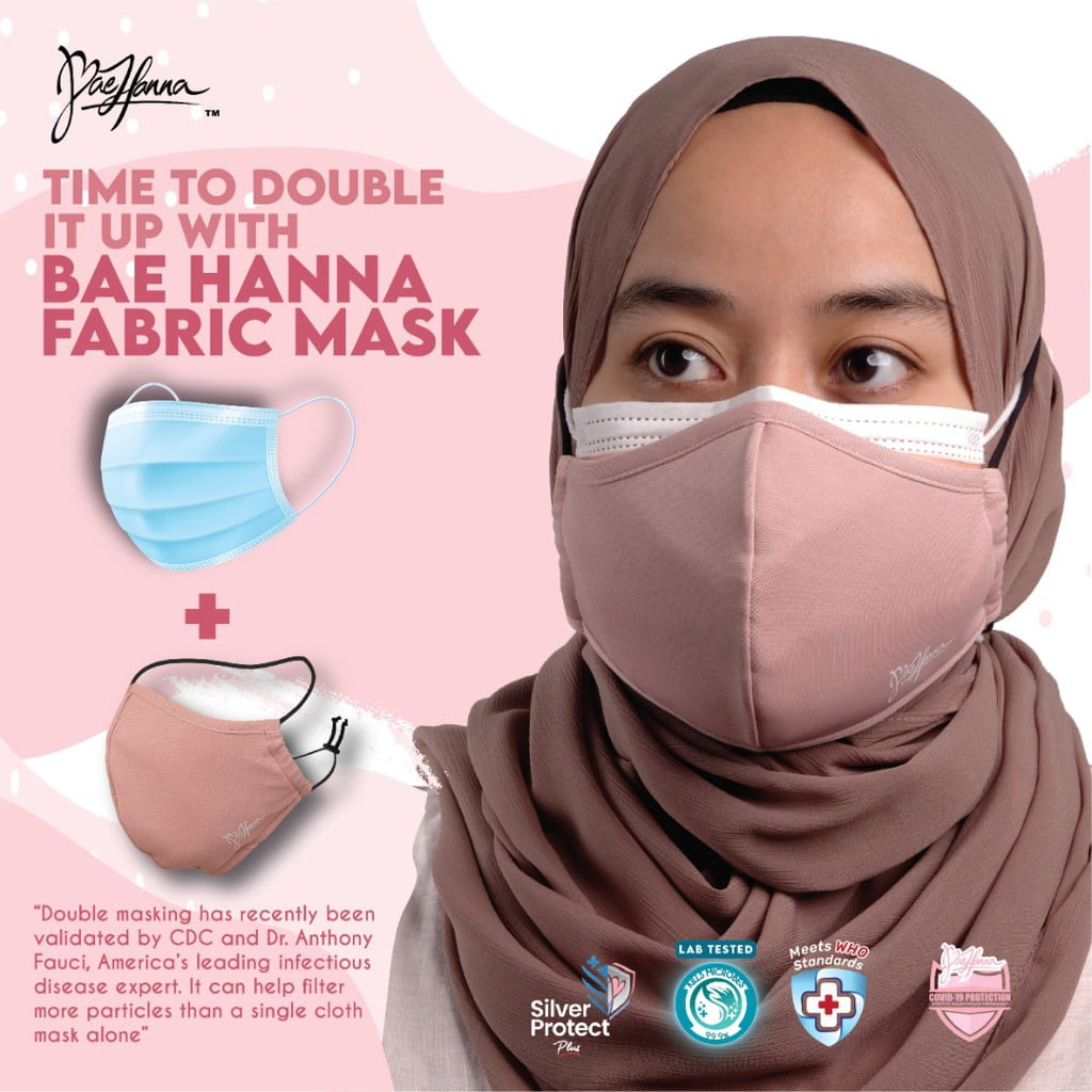 Bae Hanna Self Sanitizing Antimicrobial Face Mask (Hijabi Woman) - Image 3