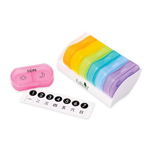 7-days Rainbow Pill Organizer