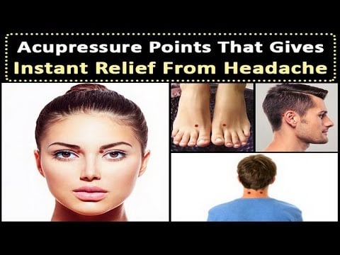 7 Acupressure Points That Give Instant Relief From Headaches